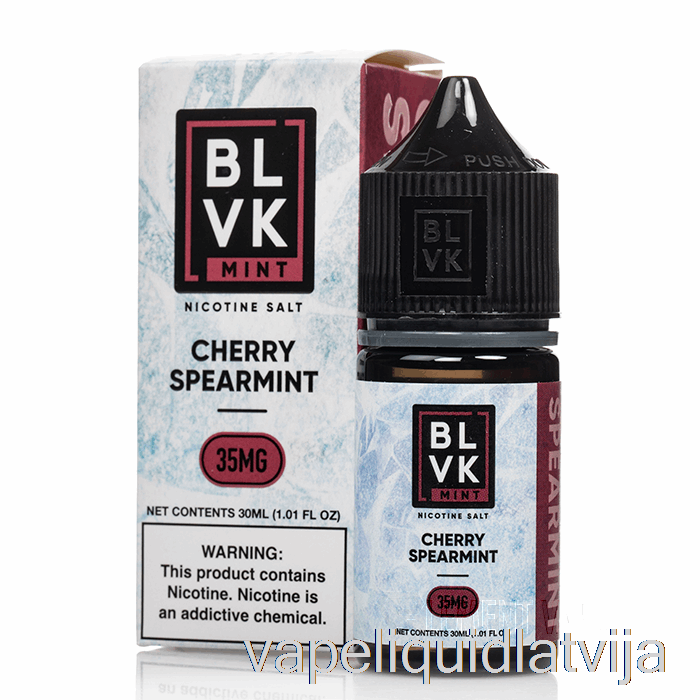 ķiršu Piparmētra - Blvk Piparmētru Sāļi - 30ml 35mg Vape šķidrums